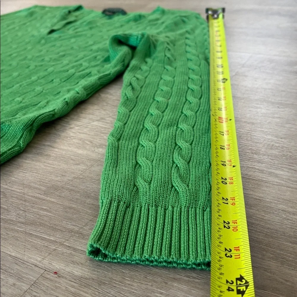 Lauren Ralph Lauren green sweater Sz PL - Picture 5 of 6